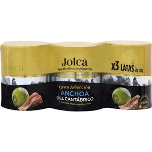 JOLCA Aceituna Rellena Anchoa Cantábrico Pack de 3