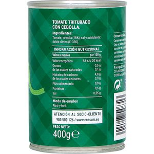 Tomate Triturado con Cebolla