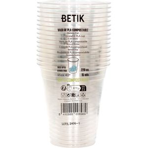 Vaso Desechable Pla Compostable 220 ml