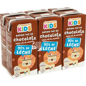 batido de chocolate 90% de leche Sin Gluten