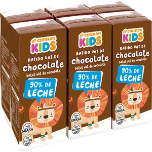 Batido de Chocolate 90% Leche Pack de 6 6 x 200 ml