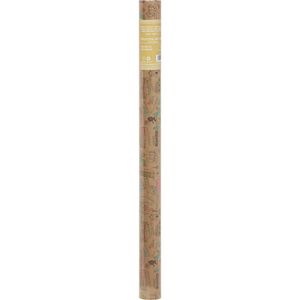 Papel Regalo Kraft 70 cm x 1,5 Metros