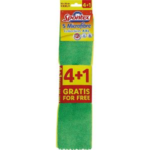 Bayeta Microfibra XXL 4 más 1 de Regalo SPONTEX