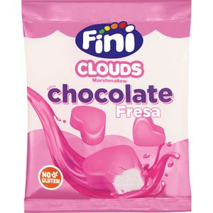 Nubes Marsmellow Corazón Chocolate Fresa