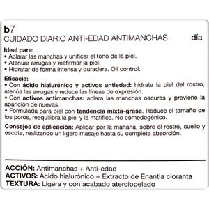 Tercera imatge del producte Crema B7 Pell Mixta Antitaques Pell Mixta de la marca BELLA AURORA