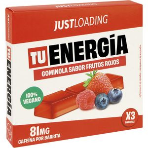 JUST LOADING Gummy Power Cafeína  Pack de 3