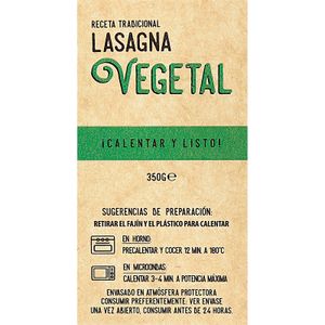 Lasaña Vegetal