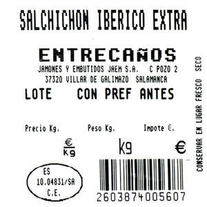 Salchichón Ibérico Extra