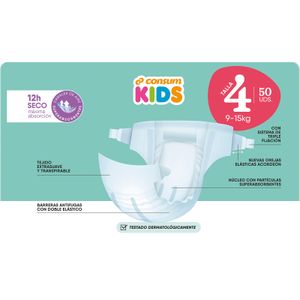 Pañales Bebe Talla 4 9 - 15 Kg