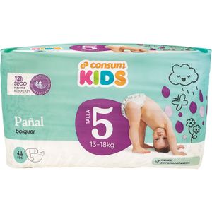Pañales Bebe Talla 5 13 - 18 Kg CONSUM KIDS