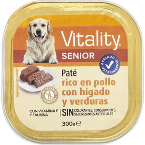 PEDIGREE Comida Húmeda para Perros Sabor Buey e Hígado en Paté Tarrina 300g