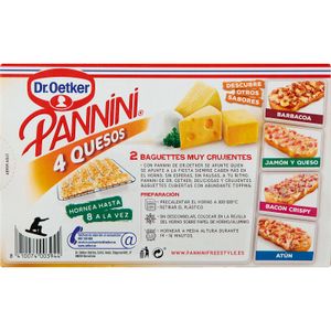 Paninis 4 Quesos