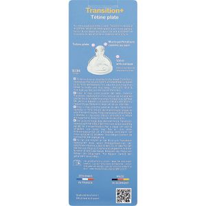 Biberón 360 ML + 6M Tetina Silicona Plana