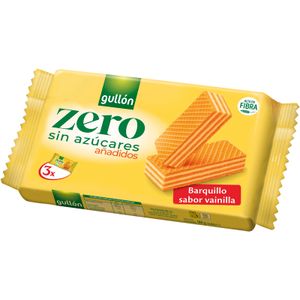 Barquillo Sabor Vainilla sin Azúcares GULLON ZERO