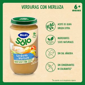 Tarrito Verduritas con Merluza