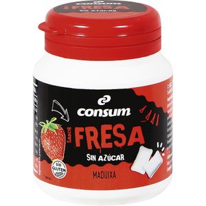 Chicle Fresa sin Azúcar Bote