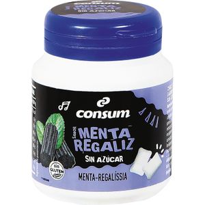 Chicle Menta Regaliz sin Azúcar Bote