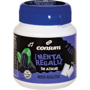Chicle Menta Regaliz sin Azúcar Bote