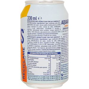 Bebida Isotónica Naranja Zero Lata