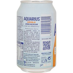 Bebida Isotónica Naranja Zero Lata