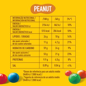 Bolsa M&M Cacahuete