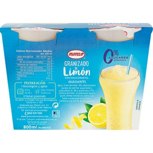 Limón Granizado 0% sin Azúcar Añadido