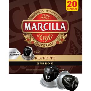 Café Ristretto 20 Cápsulas MARCILLA