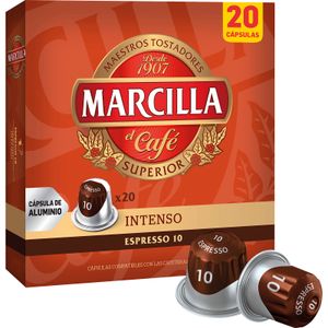 Café Intenso 20 Cápsulas MARCILLA