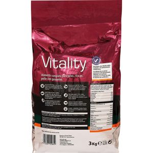 Comida Seca Gato Rico en Pollo y Guisantes