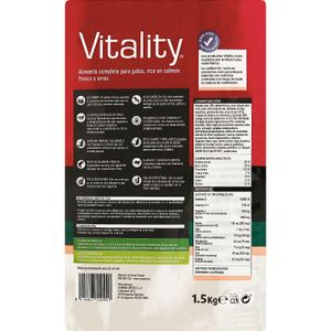 Segunda imagen del producto Comida Seca Gato Salmón Fresco de la marca VITALITY