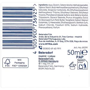 Segona imatge del producte Crema Día Nodreix+Hidra Pell Seca SPF 30 de la marca NIVEA