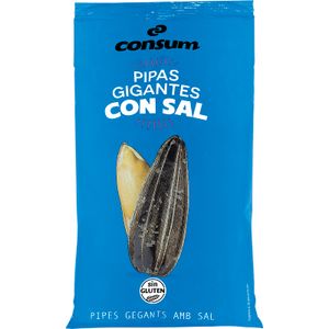 Pipas Gigantes Tostadas con Sal Bolsa