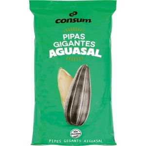 Pipas Gigantes Tostadas Aguasal en Bolsa