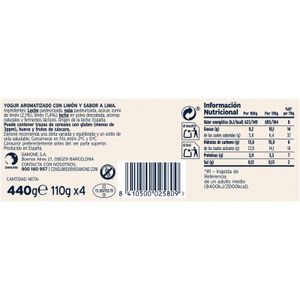 Yogur Griego Oikos Sabor Lima Limón