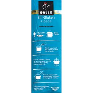 Fideos sin Gluten Paquete