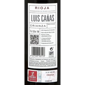 Vino Tinto Crianza D.O. Rioja