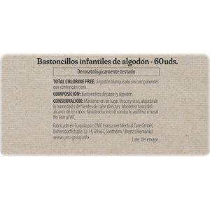 Bastoncillos Infantiles 100 % Algodón