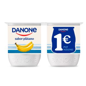 Yogur Sabor Plátano Pack de 4 Unidades