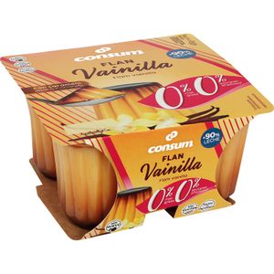 Flan Vainilla 00% Pack de 4 Unidades