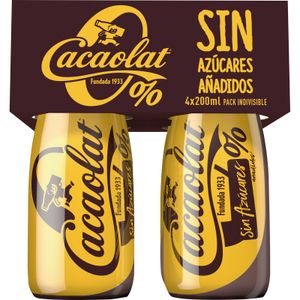 Batido de cacao CACAOLAT, pack 4x200 ml