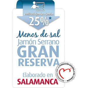 Jamón Reducido Sal 25% Gran Reserva