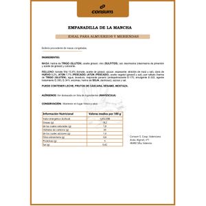 Empanad. de la Mancha de Tomate, Atún y Huevo