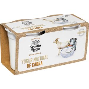 GRANJA RINYA Yogur Natural de Cabra Pack de 2 Unidades