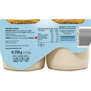 Yogur Natural  Azucarado