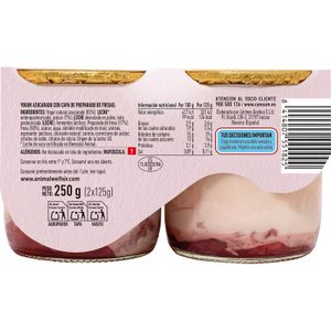 Yogur con Fresa Pack 2 Unidades