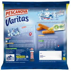 Varitas de Merluza Empanada