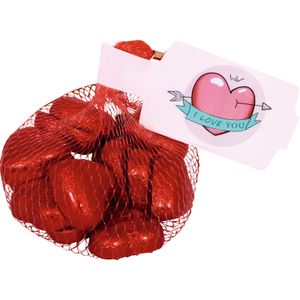 Red de Corazones Chocolate