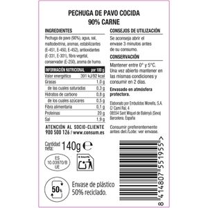 Pechuga de Pavo Extra Corte Charcutería