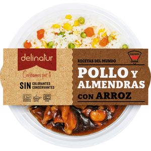 Arroz 3 Delicias y Pollo con Almendras