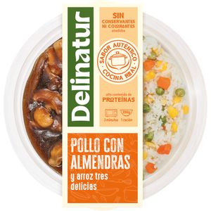 Arroz 3 Delicias y Pollo con Almendras